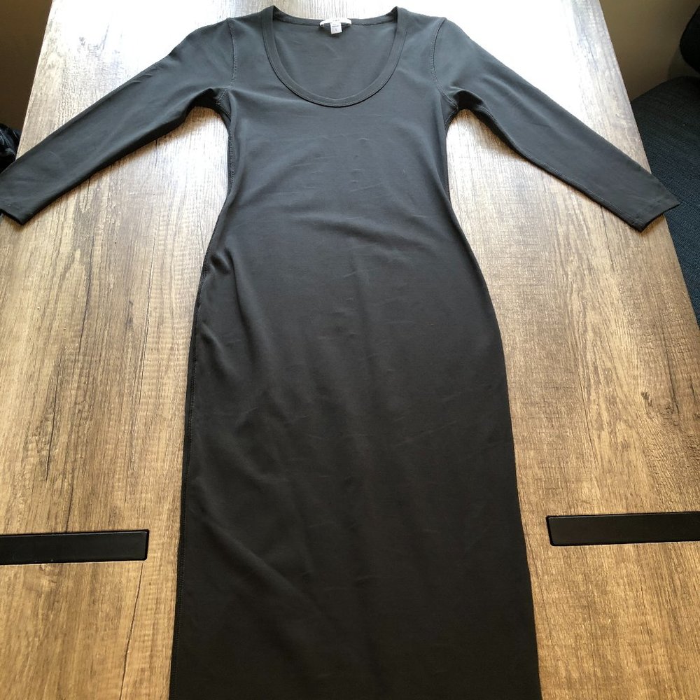 James Perse Pencil Dress - Size 1, Dark Green